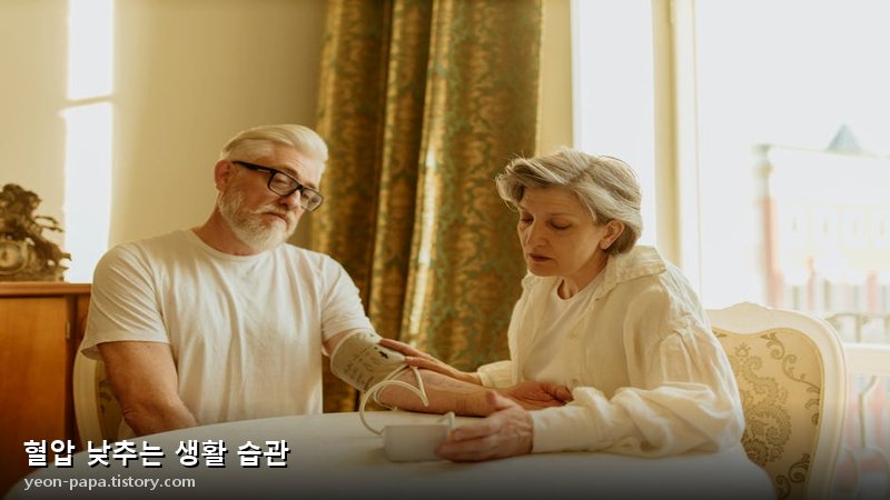 혈압 낮추는 생활 습관